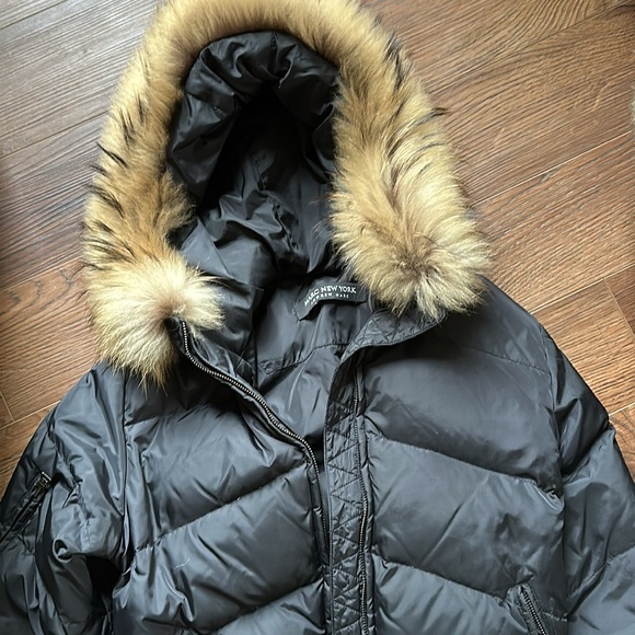 Andrew Marc New York Puffer Fur Jacket M/L - Picture 1 of 17